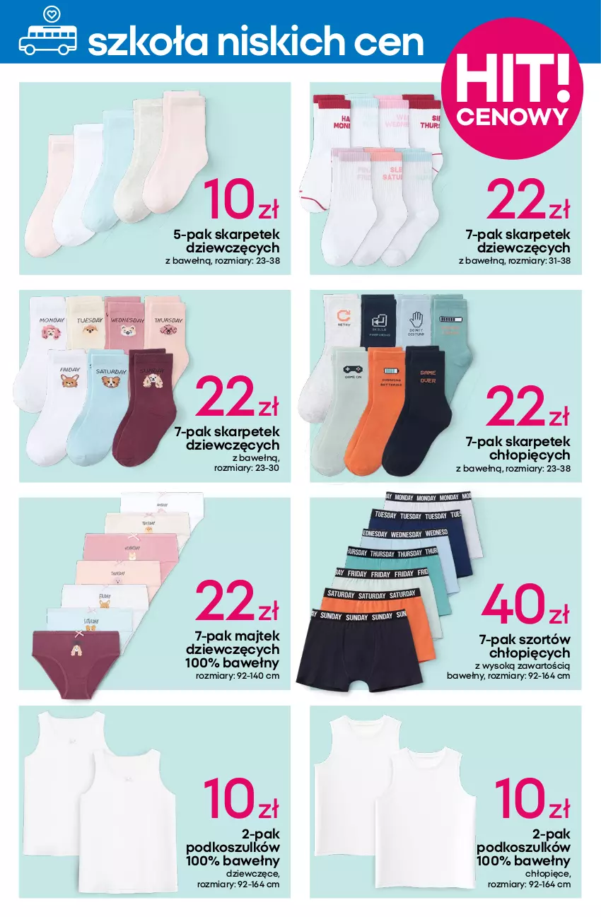 Gazetka promocyjna Pepco - Wszystko do szkoły jest tu - ważna 21.08 do 03.09.2025 - strona 5 - produkty: Bluza, Kamizelka, Karp, Kosz, Sok, Spodnie