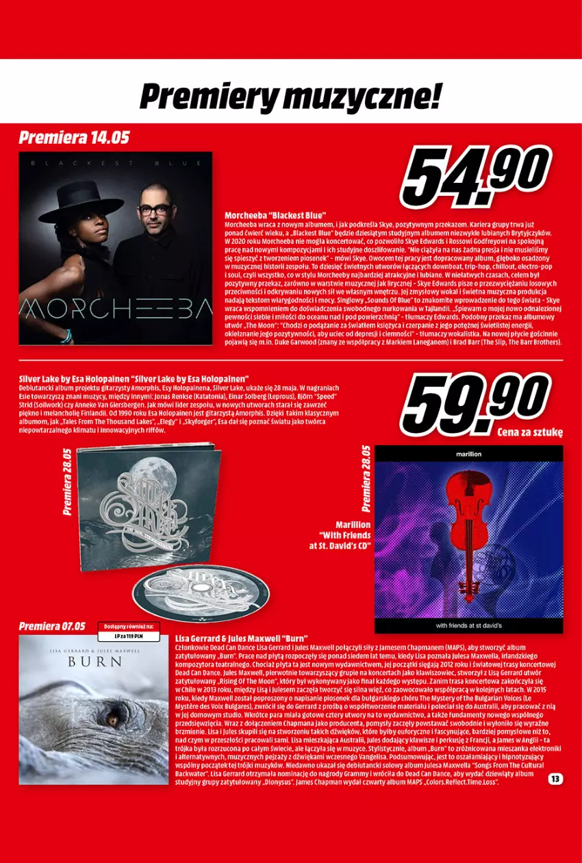 Gazetka promocyjna Media Markt - Gazetka Media Markt - ważna 01.05 do 31.05.2021 - strona 13 - produkty: Album, Brother, Fa, Gra, Halo, Lack, LG, Lion, Mus, Olej, Owoce, Płyta, Wella