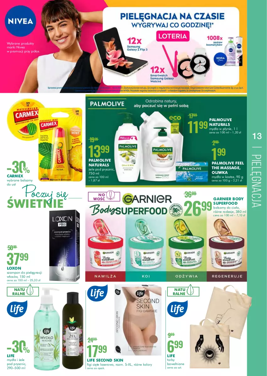 Gazetka promocyjna Super Pharm - Gazetka - ważna 15.09 do 22.09.2022 - strona 13 - produkty: Body, Garnier, Mydło, Mydło w płynie, Palmolive, Ser, Szampon