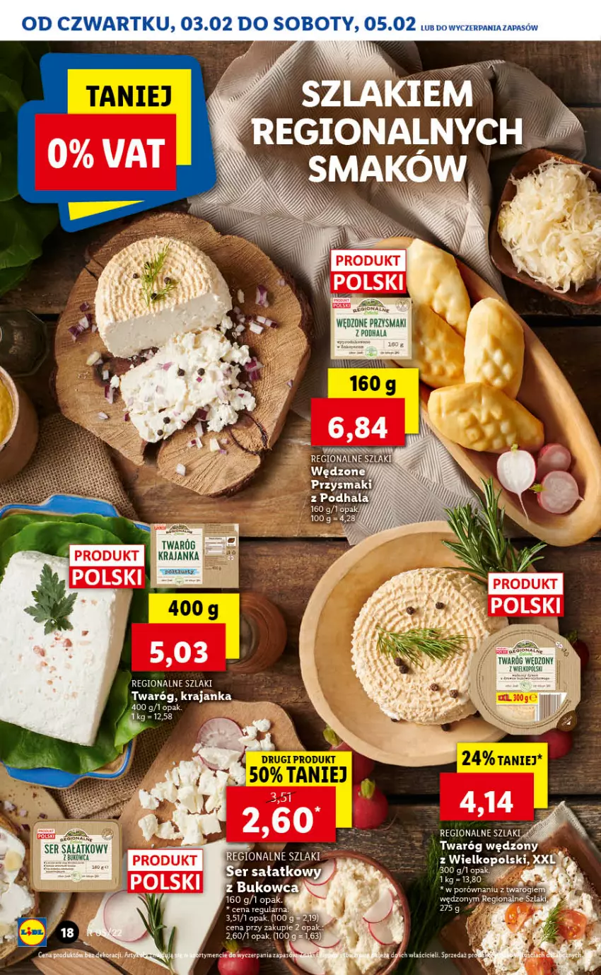 Gazetka promocyjna Lidl - GAZETKA - ważna 03.02 do 05.02.2022 - strona 18 - produkty: Fa, Przysmaki, Twaróg