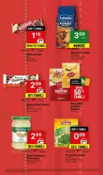 Gazetka promocyjna Delikatesy Centrum - Gazetka - ważna od 20.12 do 20.12.2023 - strona 9 - produkty: Lubella, Makaron, Gra, Bell, Kinder Bueno, Wafle, Sałat, Baton, Bella, Delecta, Góralki, Kinder