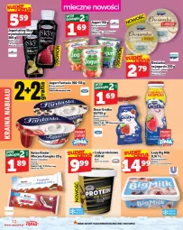 Gazetka promocyjna Topaz - Gazetka - Gazetka - ważna od 03.12 do 03.12.2025 - strona 12 - produkty: Top, Ser, Gra, Danone, Piątnica, Jogurt, Big Milk, Lody, Owsianka, Baton, Fanta, Deser, Mleczna kanapka, Kinder, LG, Fa