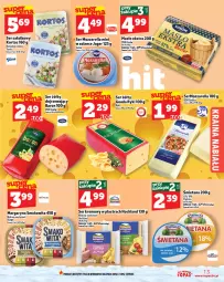 Gazetka promocyjna Topaz - Gazetka - Gazetka - ważna od 03.12 do 03.12.2025 - strona 13 - produkty: Mozzarella, Top, Sos, Ser, Smakowita, Piątnica, Sałat, Margaryna, Solan, Hochland, Gouda, Masło