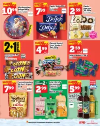 Gazetka promocyjna Topaz - Gazetka - Gazetka - ważna od 03.12 do 03.12.2025 - strona 23 - produkty: Ciastka, Top, Gin, Cukier, Bounty, Twix, Snickers, Lion, Mars, Popcorn, Delicje, Baton, Cukierki, Herbapol
