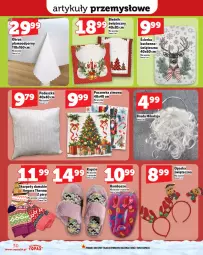 Gazetka promocyjna Topaz - Gazetka - Gazetka - ważna od 03.12 do 03.12.2025 - strona 30 - produkty: Top, Por, Opaska, Kapcie, Karp, Poszewka, Bieżnik, Obrus, Poduszka