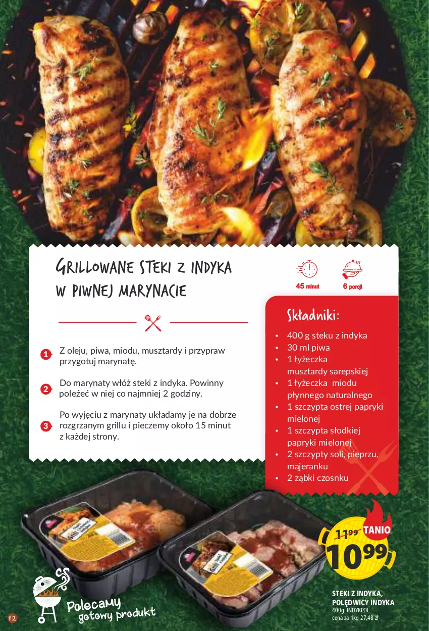 Gazetka promocyjna Arhelan - Gazetka - ważna 26.04 do 09.05.2021 - strona 12 - produkty: Grill, Mus, Olej, Piec, Pieprz, Piwa, Por, Stek