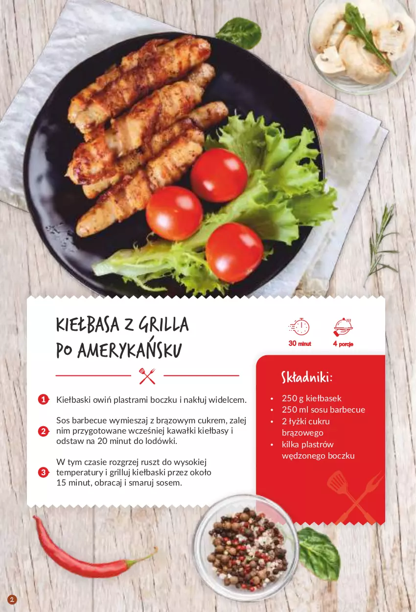 Gazetka promocyjna Arhelan - Gazetka - ważna 26.04 do 09.05.2021 - strona 2 - produkty: Grill, Kawa, Kiełbasa, Por, Sok, Sos