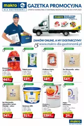 Gazetka promocyjna Makro - [Oferta promocyjna] Dostawy - Gazetka - ważna od 19.09 do 19.09.2022 - strona 1 - produkty: Mozzarella, Mąka luksusowa, Cheddar, Sok, Ser, Rukola, Pomarańcze, Mąka, Kiełbasa, Kiełbasa śląska