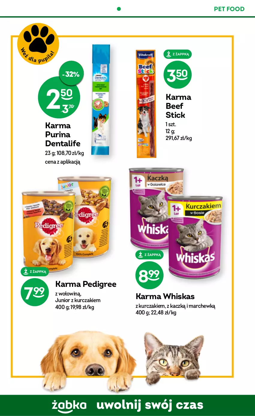 Gazetka promocyjna Żabka - ważna 08.03 do 14.03.2023 - strona 50 - produkty: Kurczak, Pedigree, Pur, Purina, Whiskas