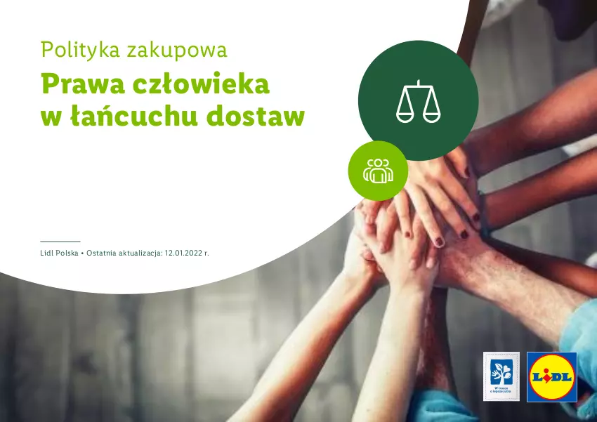 Gazetka promocyjna Lidl - Polityka zakupowa praw człowieka - ważna 27.09.2021 do 29.09.2030 - strona 1