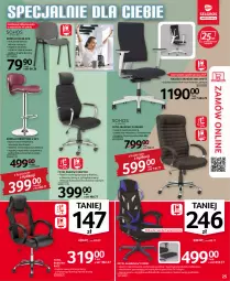 Gazetka promocyjna Selgros - Oferta przemysłowa - Gazetka - ważna od 16.03 do 16.03.2022 - strona 25 - produkty: Krzesło obrotowe, Top, Sok, Fotel gamingowy, Rama, Lack, Krzesło, Podnóżek, Biuro, Siedzisko, Fotel, Poduszka