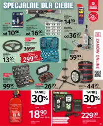 Gazetka promocyjna Selgros - Oferta przemysłowa - Gazetka - ważna od 16.03 do 16.03.2022 - strona 29 - produkty: Gaśnica, Pokrowiec na kierownicę, Stojak, Makita, WD-40, Skaner, Zestaw kluczy nasadowych, Pokrowiec, Zestaw kluczy, Zestaw narzędzi, Dźwig