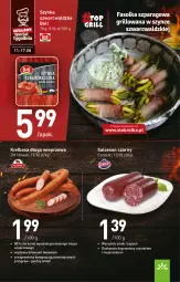 Gazetka promocyjna Stokrotka - Supermarket - Gazetka - ważna od 17.08 do 17.08.2022 - strona 6 - produkty: Bell, Salceson, Szynka, Grill, Kiełbasa, NOWAK, Fa