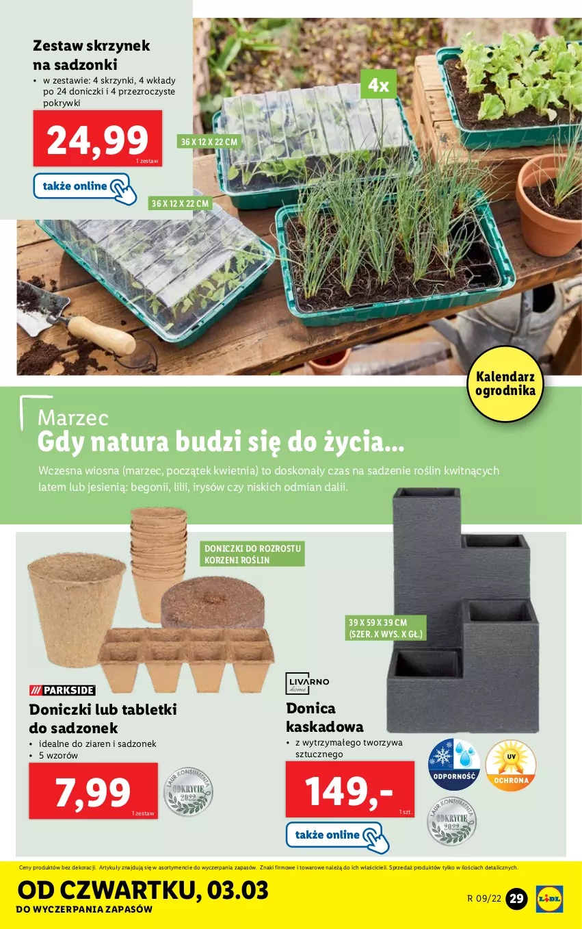 Gazetka promocyjna Lidl - GAZETKA - ważna 28.02 do 05.03.2022 - strona 29 - produkty: Kalendarz, Kask, Tablet