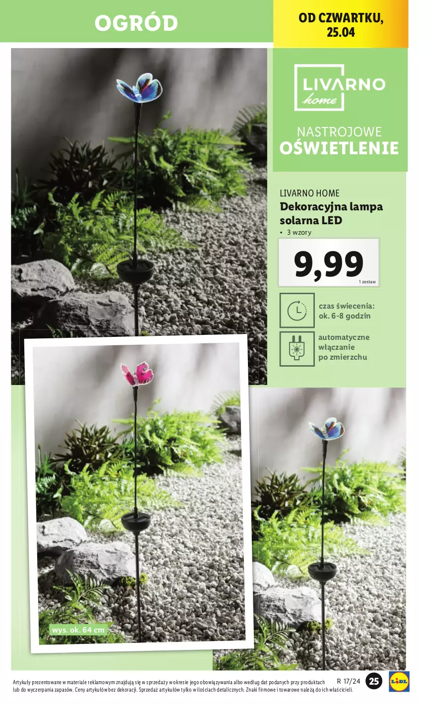 Gazetka promocyjna Lidl - GAZETKA - ważna 22.04 do 28.04.2024 - strona 27 - produkty: Ivar, Lampa, Ogród