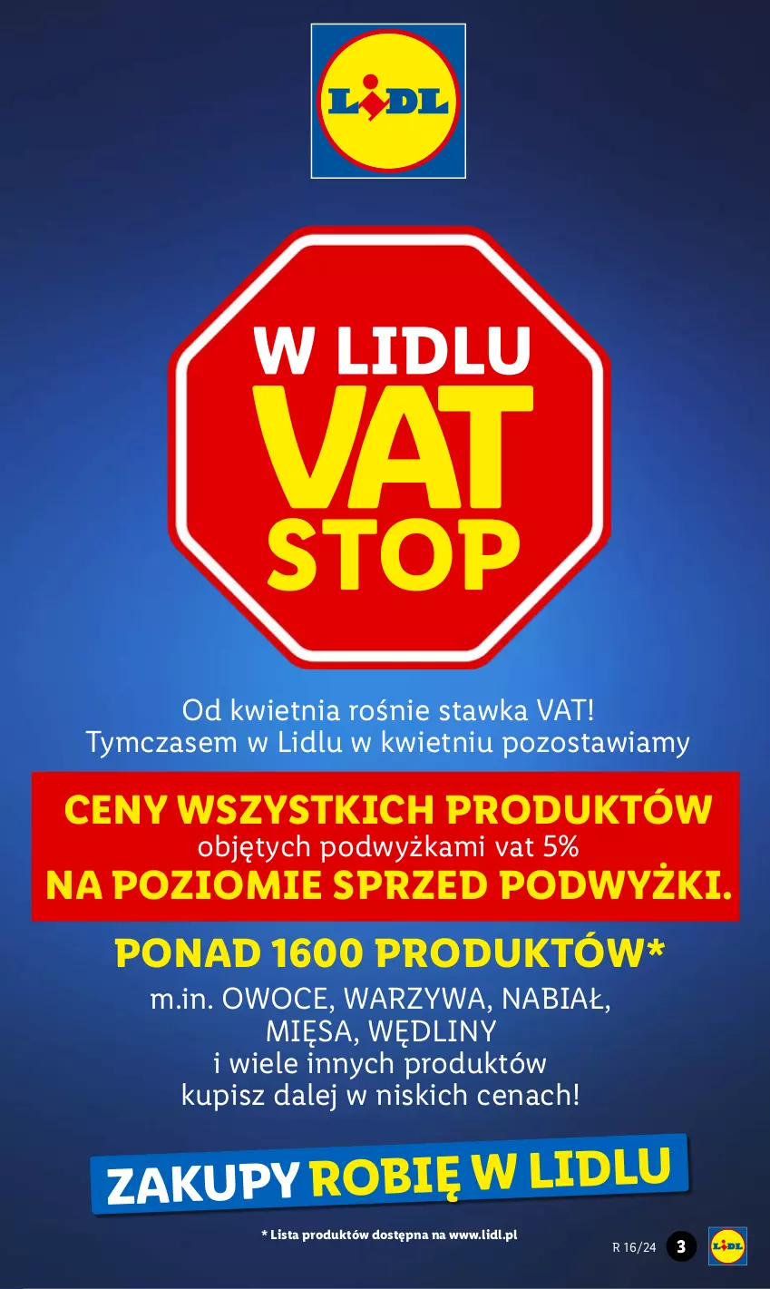 Gazetka promocyjna Lidl - GAZETKA - ważna 22.04 do 28.04.2024 - strona 3 - produkty: Owoce, Warzywa