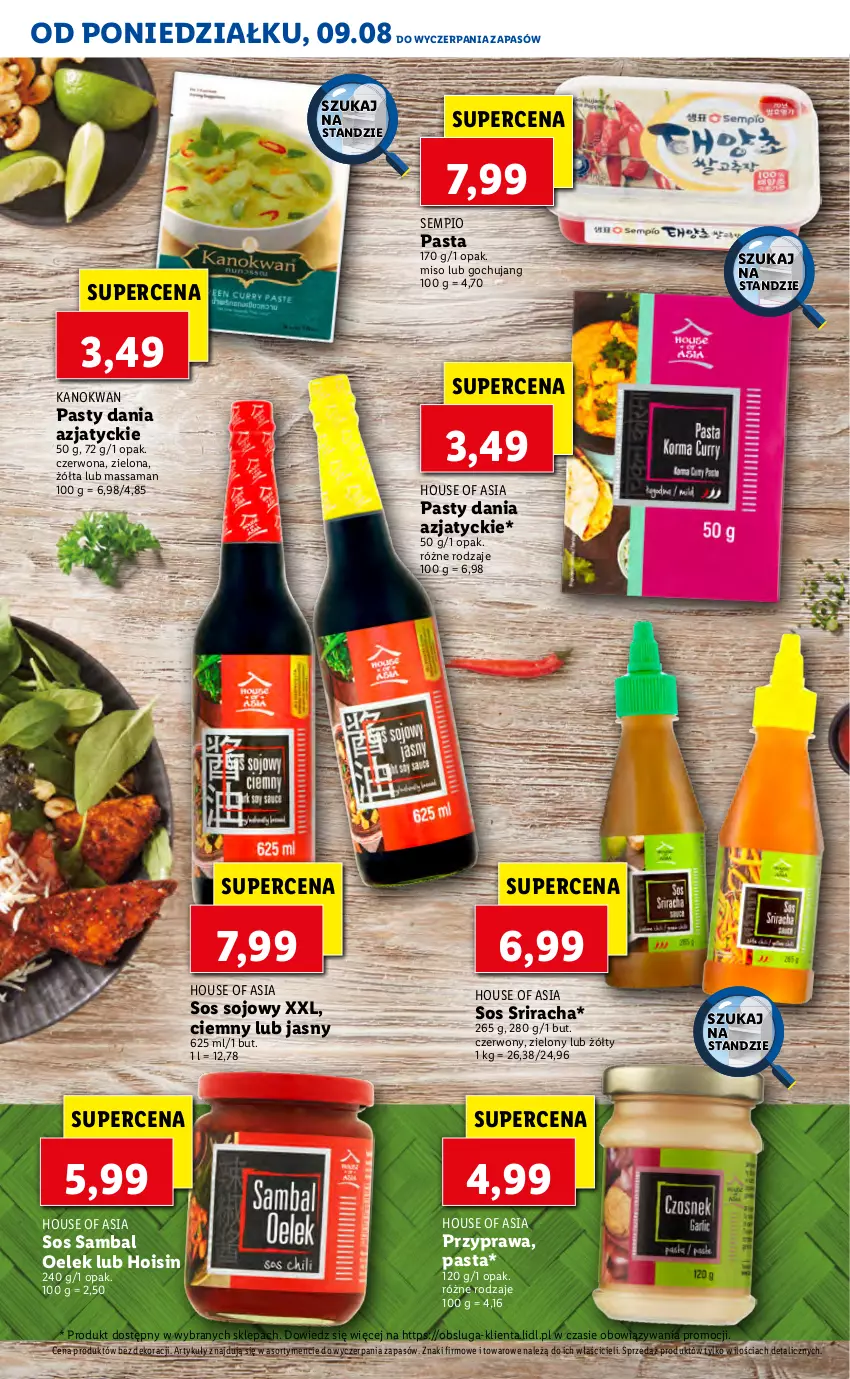 Gazetka promocyjna Lidl - KATALOG Z OFERTĄ VITASIA OD 09.08 - ważna 09.08 do 13.08.2021 - strona 9 - produkty: House of Asia, Sos, Sos sojowy