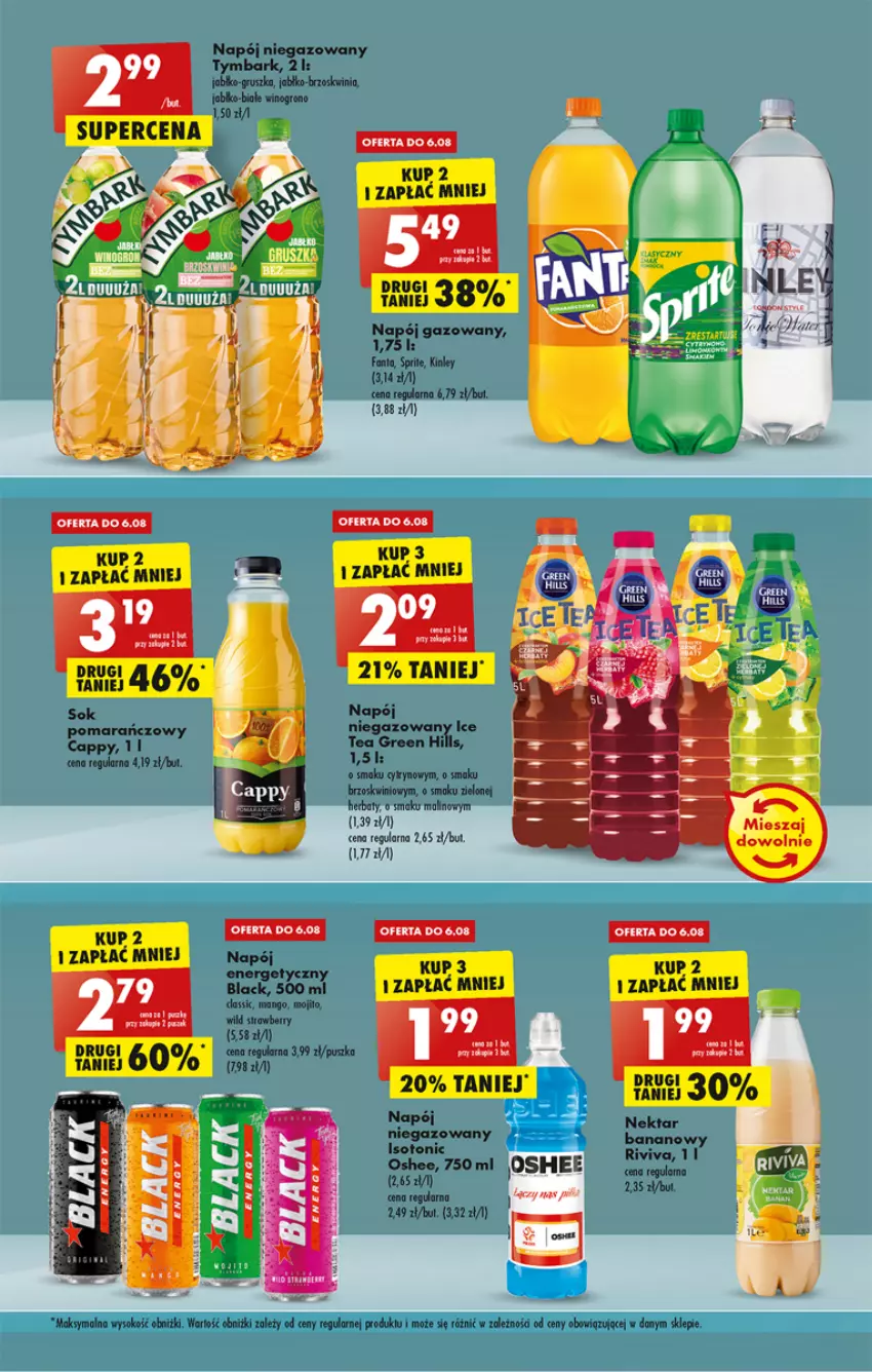 Gazetka promocyjna Biedronka - W tym tygodniu - ważna 04.08 do 10.08.2022 - strona 45 - produkty: Cappy, Fa, Fanta, Lack, LG, Mango, Napój, Napój gazowany, Napój niegazowany, Nektar, Oshee, Sok, Tymbark, Wino