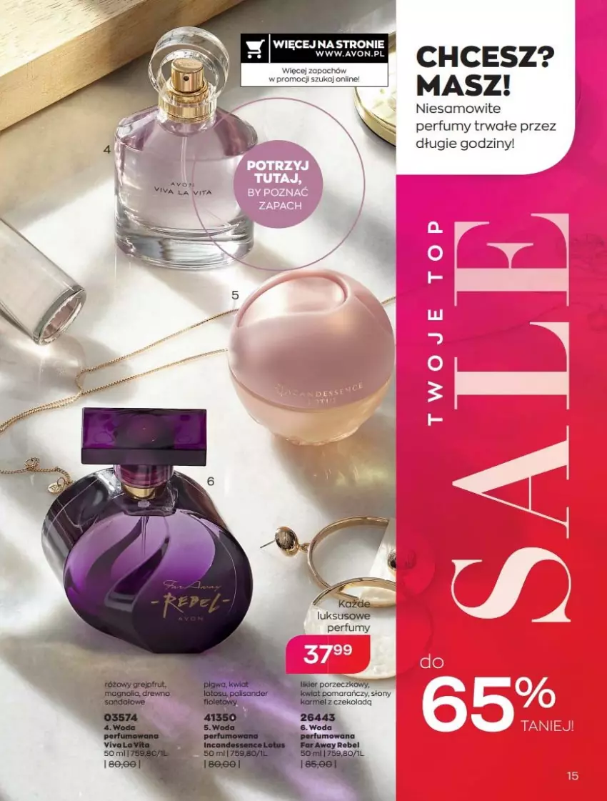 Gazetka promocyjna Avon - Lipiec - ważna 01.07 do 31.07.2021 - strona 15 - produkty: Perfum