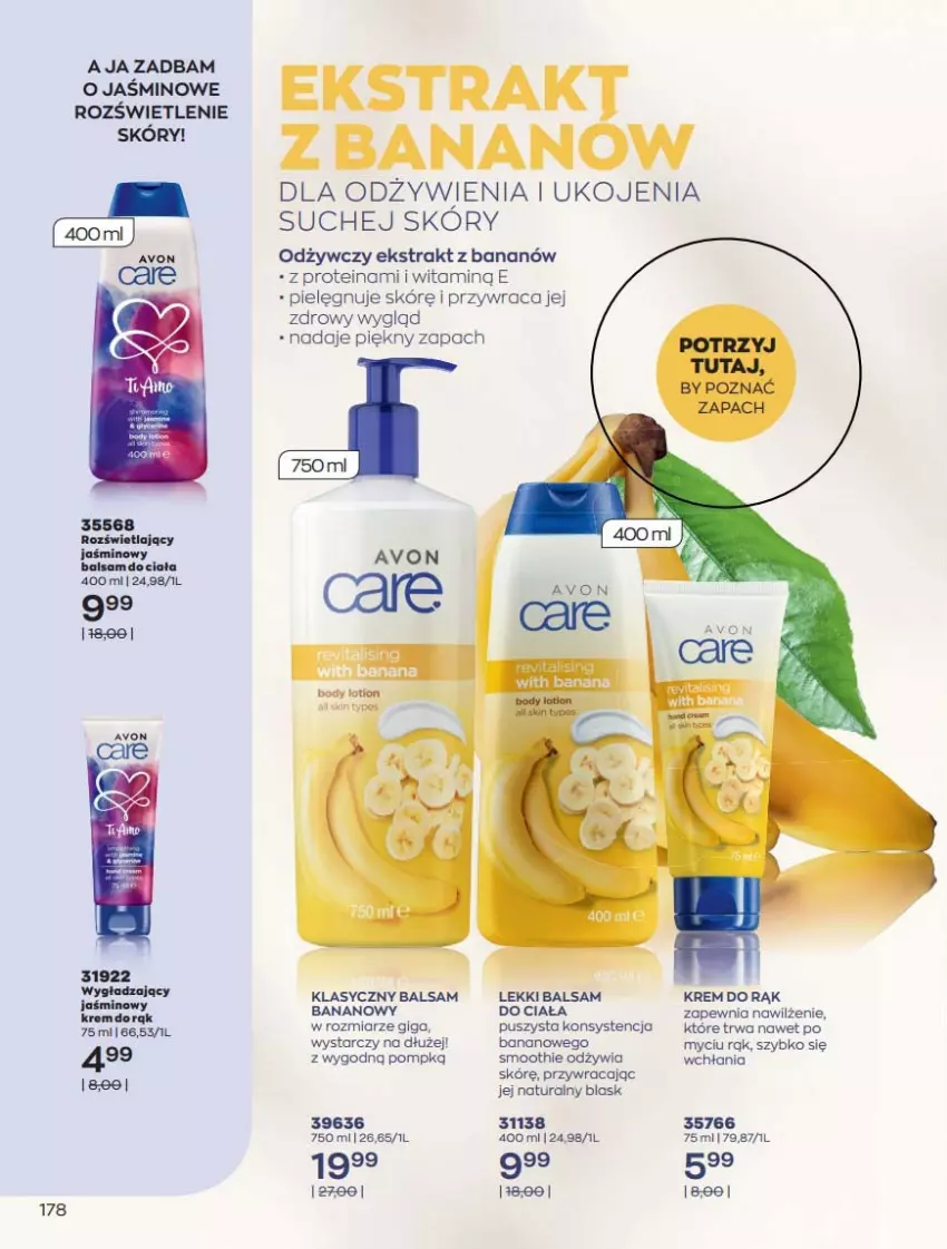 Gazetka promocyjna Avon - Lipiec - ważna 01.07 do 31.07.2021 - strona 178 - produkty: Balsam do ciała, Krem do rąk, Smoothie