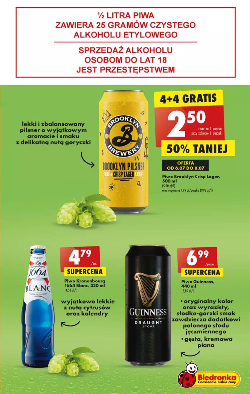 Gazetka promocyjna Biedronka - Od czwartku - ważna 13.07 do 19.07.2023 - strona 45 - produkty: Dron, Gin, Piwo, Pur