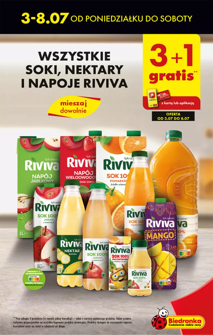 Gazetka promocyjna Biedronka - Od czwartku - ważna 13.07 do 19.07.2023 - strona 9 - produkty: Mango, Napoje, Nektar, Por, Robot, Ser, Sok