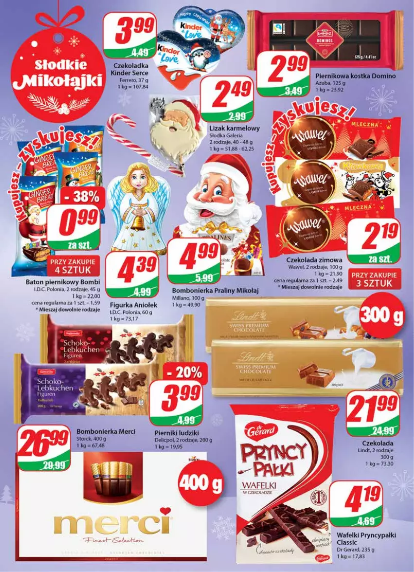 Gazetka promocyjna Dino - Gazetka - ważna 01.12 do 07.12.2021 - strona 4 - produkty: Baton, Czekolada, Dr Gerard, Ferrero, Piernik, Ser, Wawel