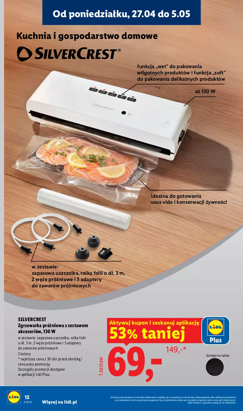 Gazetka promocyjna Lidl - Katalog ważny od 27.04 - ważna 27.04 do 02.05.2026 - strona 14 - produkty: Kuchnia, LG, Ser, Silvercrest, Warka
