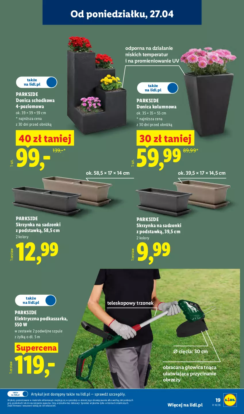 Gazetka promocyjna Lidl - Katalog ważny od 27.04 - ważna 27.04 do 02.05.2026 - strona 21 - produkty: Acana, Kasza, Parkside, Por, Teleskop