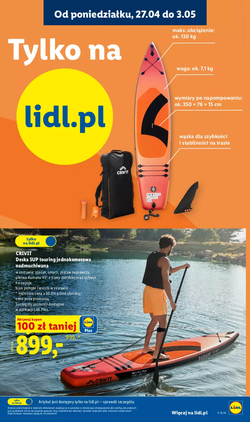 Gazetka promocyjna Lidl - Katalog ważny od 27.04 - ważna 27.04 do 02.05.2026 - strona 33 - produkty: Napoje, Plecak, Smycz, Waga
