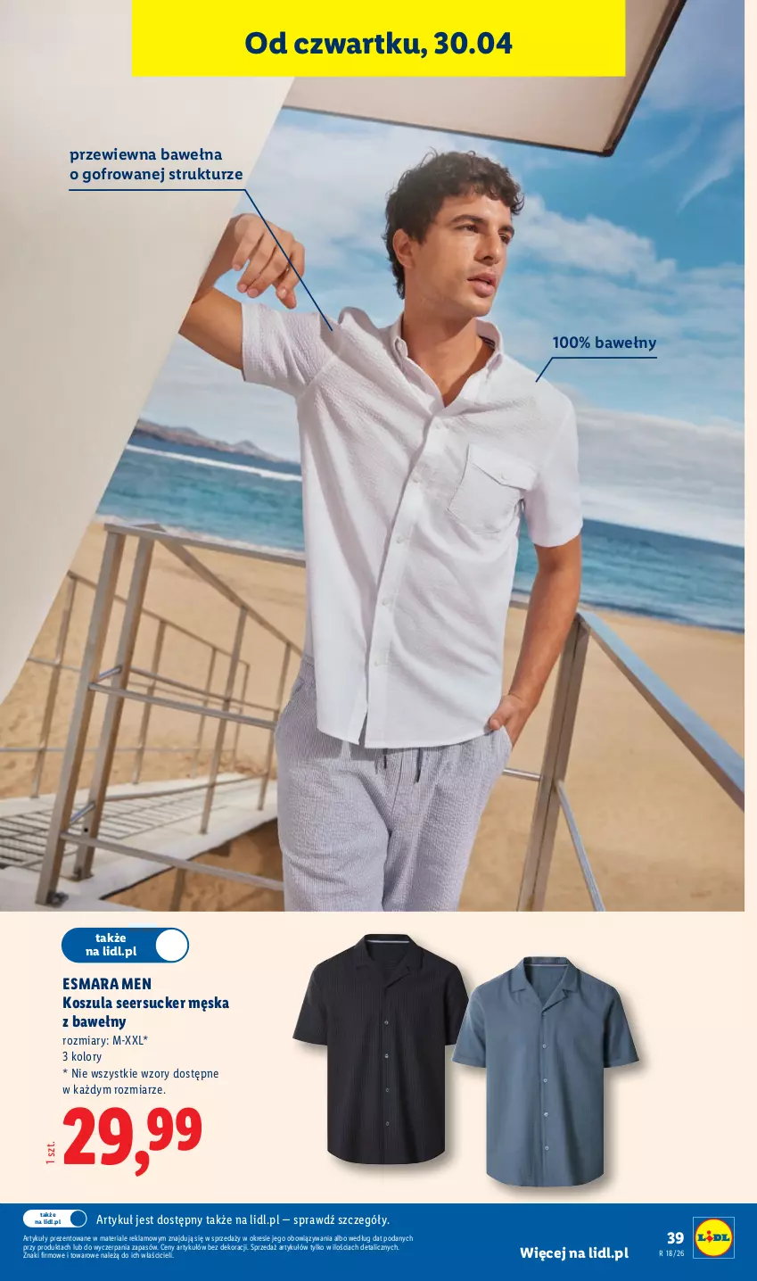 Gazetka promocyjna Lidl - Katalog ważny od 27.04 - ważna 27.04 do 02.05.2026 - strona 47 - produkty: Kosz, Koszula, Wełna