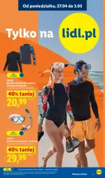 Gazetka promocyjna Lidl - Katalog ważny od 27.04 - Gazetka - ważna od 02.05 do 02.05.2026 - strona 31 - produkty: Kosz, Koszulka, Zestaw do nurkowania