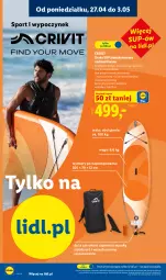 Gazetka promocyjna Lidl - Katalog ważny od 27.04 - Gazetka - ważna od 02.05 do 02.05.2026 - strona 32 - produkty: Sok, Por, Plecak, Smycz, Sport, Waga