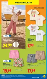 Gazetka promocyjna Lidl - Katalog ważny od 27.04 - Gazetka - ważna od 02.05 do 02.05.2026 - strona 37 - produkty: Szorty, T-shirt, Dzieci, Spodnie