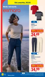 Gazetka promocyjna Lidl - Katalog ważny od 27.04 - Gazetka - ważna od 02.05 do 02.05.2026 - strona 40 - produkty: Sweter, Gra, Lack, Moda, Spodnie, Grafika