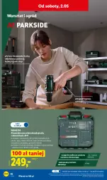 Gazetka promocyjna Lidl - Katalog ważny od 27.04 - Gazetka - ważna od 02.05 do 02.05.2026 - strona 48 - produkty: Parkside, Top, Akumulatorowa wiertarkowkrętark, Wiertarkowkrętarka, Warka, Tarka, Wkręt, Taśma miernicza, Wkrętarka, Ogród, Akumulator