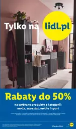 Gazetka promocyjna Lidl - Katalog ważny od 27.04 - Gazetka - ważna od 02.05 do 02.05.2026 - strona 7 - produkty: Por, Sport, Moda, Meble