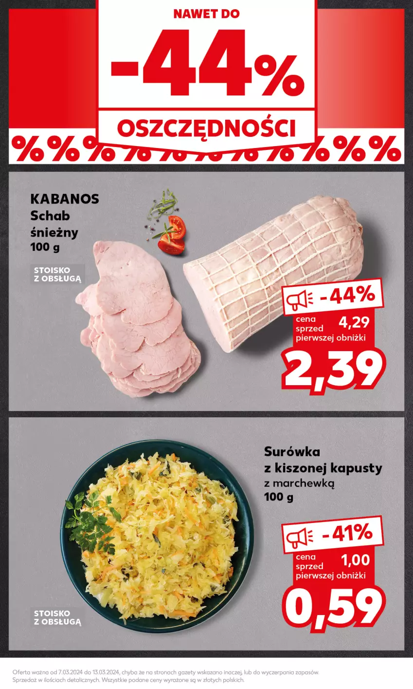 Gazetka promocyjna Kaufland - Kaufland - ważna 11.03 do 13.03.2024 - strona 13 - produkty: Kabanos, Surówka