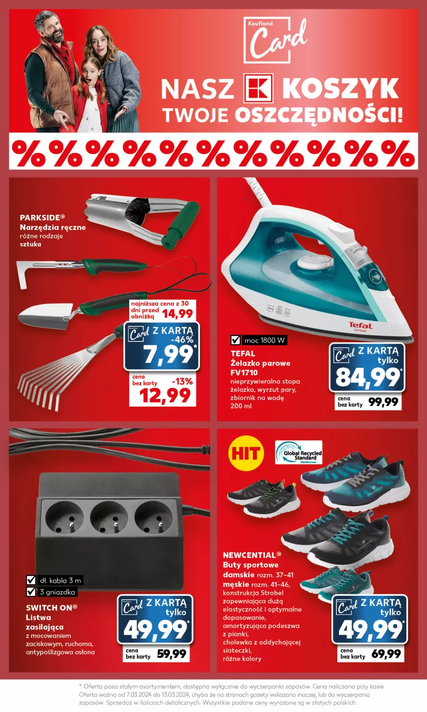 Gazetka promocyjna Kaufland - Kaufland - ważna 11.03 do 13.03.2024 - strona 20 - produkty: Fa, Kosz, Parkside, Tefal, Top