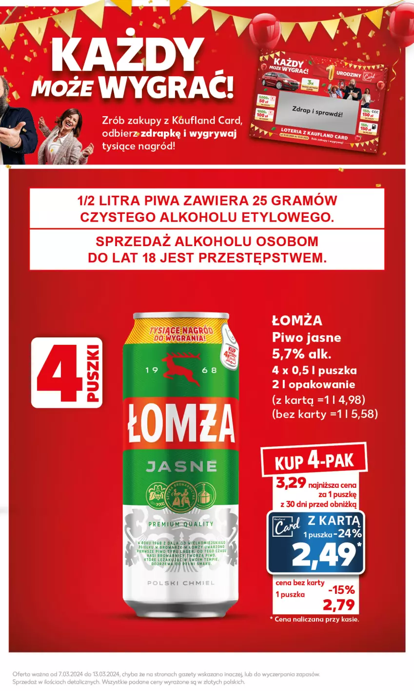 Gazetka promocyjna Kaufland - Kaufland - ważna 11.03 do 13.03.2024 - strona 5 - produkty: Piwo