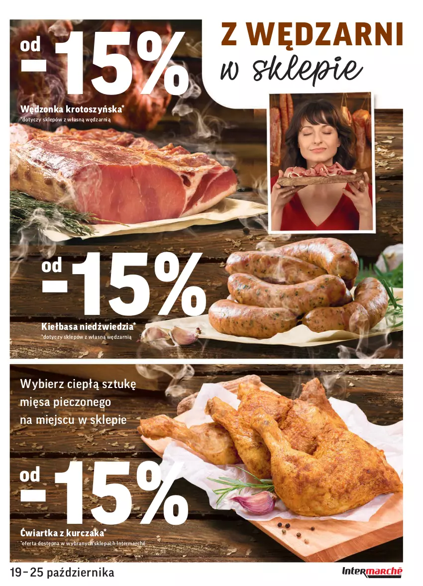 Gazetka promocyjna Intermarche - Gazetka promocyjna - ważna 19.10 do 25.10.2021 - strona 11 - produkty: Kiełbasa, Kurczak, Piec