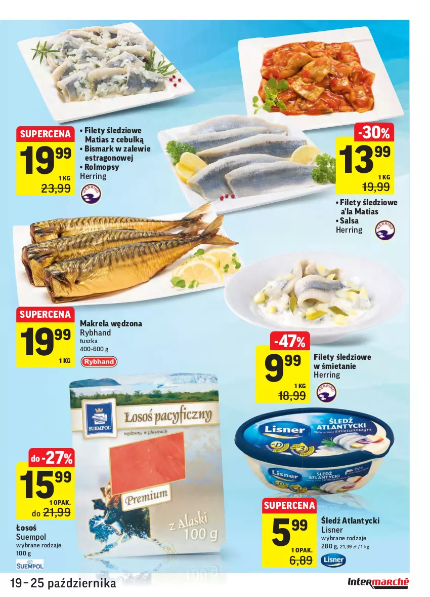 Gazetka promocyjna Intermarche - Gazetka promocyjna - ważna 19.10 do 25.10.2021 - strona 19 - produkty: Lisner, Mop, Salsa, Suempol, Tusz