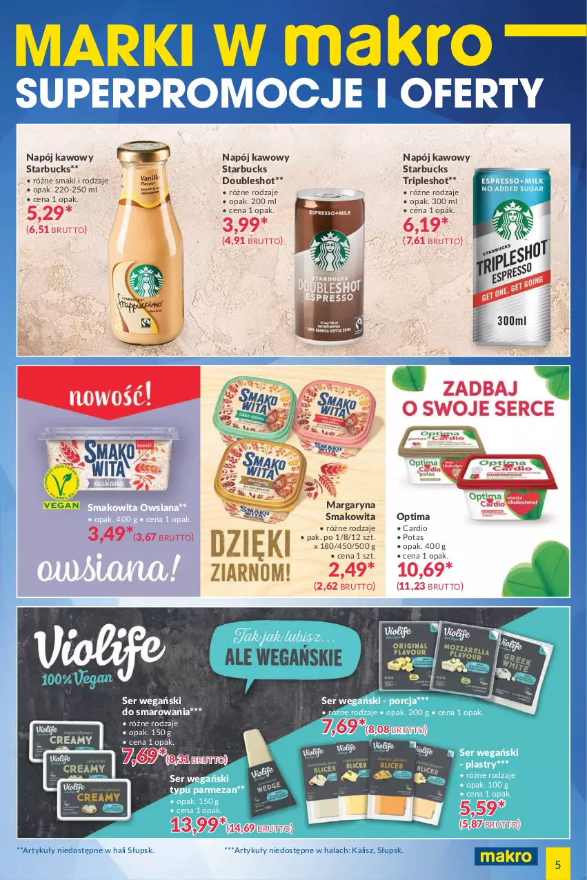 Gazetka promocyjna Makro - [Oferta specjalna] Marki w MAKRO - ważna 29.06 do 12.07.2021 - strona 5 - produkty: Margaryna, Napój, Optima, Parmezan, Por, Ser, Smakowita