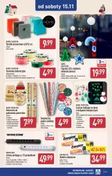 Gazetka promocyjna Aldi - Pełna oferta - Gazetka - ważna od 15.11 do 15.11.2025 - strona 13 - produkty: Papier ozdobny, Akcesoria do pakowania, Papier, Klej, Energizer, Ozdoba, Baterie alkaliczne, Listwa