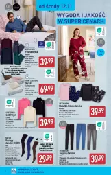 Gazetka promocyjna Aldi - Pełna oferta - Gazetka - ważna od 15.11 do 15.11.2025 - strona 4 - produkty: Top, Sok, Gin, Rajstopy, Wełna, Moda, Narzuta, Piżama, Fa