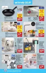 Gazetka promocyjna Aldi - Artykuły przemysłowe i tekstylia - Gazetka - ważna od 25.01 do 25.01.2025 - strona 4 - produkty: Sok, Por, Papier, Garnek, Zlew, Ociekacz, Wieszak, Ociekacz na sztućce, Stojak, Zlewozmywak, Organizer, Ręcznik, Bateria, Patelnia, Fa