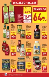 Gazetka promocyjna Aldi - Pełna oferta - Gazetka - ważna od 02.05 do 02.05.2025 - strona 12 - produkty: Buraczki, Ketchup, All Seasons, Krakus, Sos, Mus, Korniszony, Bell, Pieprz, Kotlin, Oliwa z oliwek, Monini, Bella, Jack Daniel's, Kamis, Musztarda