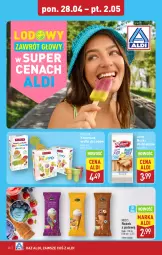 Gazetka promocyjna Aldi - Pełna oferta - Gazetka - ważna od 02.05 do 02.05.2025 - strona 20 - produkty: Ser, Wafle do lodów, Wafle, Rurki, Deser