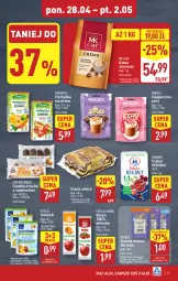 Gazetka promocyjna Aldi - Pełna oferta - Gazetka - ważna od 02.05 do 02.05.2025 - strona 23 - produkty: Ciastka, Por, Gra, Cukier, Kawa ziarnista, Kawa, Diamant, Tonik, Baton, Cappuccino, Suplement diety, Herbapol