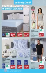 Gazetka promocyjna Aldi - Pełna oferta - Gazetka - ważna od 02.05 do 02.05.2025 - strona 30 - produkty: Sypialnia, Pościel, Poszewka, Prześcieradło, Wełna, Piżama, Fa